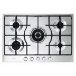 De’Longhi SLF575LX piano cottura Acciaio inossidabile Da incasso 75 cm Gas 5 Fornello(i)