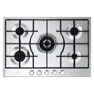 De’Longhi SLF575LX piano cottura Acciaio inossidabile Da incasso 75 cm Gas 5 Fornello(i)
