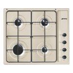 Smeg S64SAV2 piano cottura Avena Da incasso 60 cm Gas 4 Fornello(i)