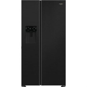 Whirlpool WHG2 6574W XK5E Frigorifero Side by Side a libera installazione, Dual no frost, Classe D, Inox, 35 dbA - 0,86 A