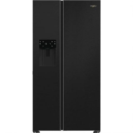 Whirlpool WHG2 6574W XK5E Frigorifero Side by Side a libera installazione, Dual no frost, Classe D, Inox, 35 dbA