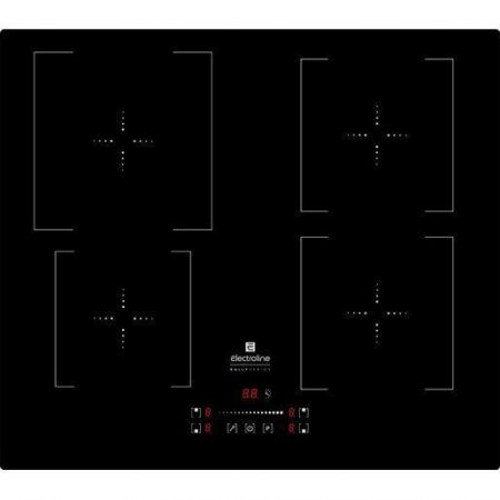 Electroline IHES4S61 piano cottura a induzione Nero Da incasso 60cm 4 zone power manager