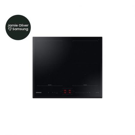 Samsung NZ64B5066KK Piano cottura a induzione 60cm Slim Fit Doppia Flex Zone 4 zone cottura Limitatore di potenza WiFi
