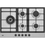 Beko HIAL75225SXE: Piano a Gas con PractiClean, 4 Bruciatori + 1 Wok High Power, 75 cm