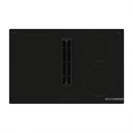 Bosch Serie 4 PVS811B16E piano cottura Nero Da incasso 80 cm Piano cottura a induzione 4 Fornello(i)