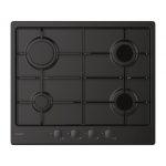 Candy Idea CHW6BRBB Nero Da incasso 60 cm Gas 4 Fornello(i)