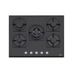 Franke FHNS 705 4G TC BK C Nero Da incasso 68 cm Gas 5 Fornello(i)
