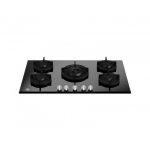 Bertazzoni La Germania P905CLAGGN piano cottura Nero Da incasso 90 cm Gas 5 Fornello(i)