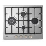 De’Longhi YLG 60 RFX piano cottura Acciaio inox Da incasso 60 cm Gas 4 Fornello(i)