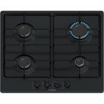 Bosch Serie 4 PGP6B6K80 Piano cottura a gas 60 cm 4 fuochi Acciaio Nero