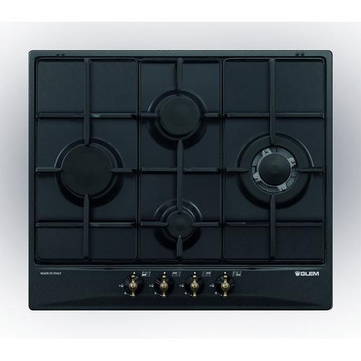 Glem Gas GT645 Glem Gas GT645AN piano cottura Antracite Da incasso 60 cm 4 Fornello(i)