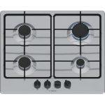 Bosch Serie 4 PGP6B5K85 Piano cottura a gas 60 cm 4 fuochi Acciaio Inox