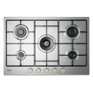De’Longhi YLG 75 F piano cottura Acciaio inox Da incasso 75 cm Gas 5 Fornello(i)