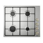 De’Longhi YLG 60 L piano cottura Acciaio inox Da incasso 60 cm Gas 4 Fornello(i)
