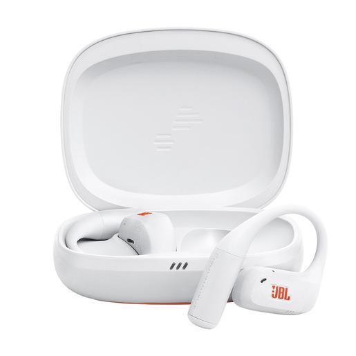 JBL Endurance Zone Cuffie Sportive Open-Ear True Wireless con Archetto Ergonomico, colore Bianco