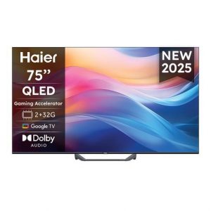 Haier H75S80FUX QLED 190,5 cm (75”) 4K Ultra HD Smart TV Wi-Fi Nero - 0,5 W