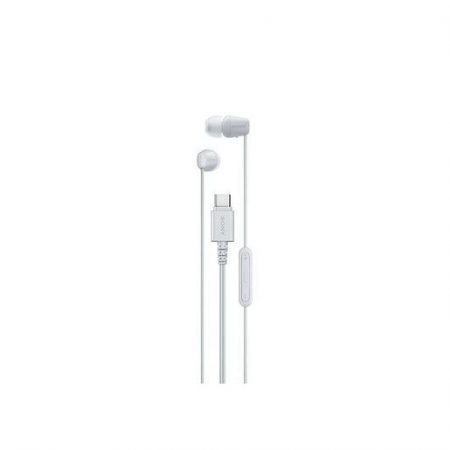 Sony IER-EX15C Auricolare Cablato In-ear Musica e Chiamate USB tipo-C Bianco