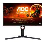 AOC G3 Q27G3XMN/BK Monitor PC 68,6 cm (27'') 2560 x 1440 Pixel 2K Ultra HD LED Nero, Rosso