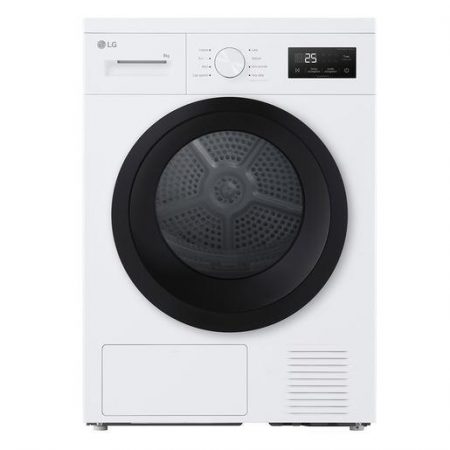 LG RNA1008NWK Asciugatrice 8kg Pompa di calore, Classe D, 8 programmi, Sensore asciugatura
