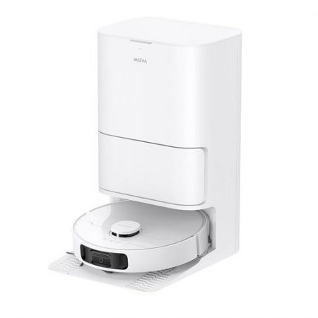 MOVA E30VIU Ultra Versione Italiana – Robot aspirapolvere e lavapavimenti con auto-svuotamento, 7.000 Pa di potenza, sollevamento moci da 10,5 mm e ricon