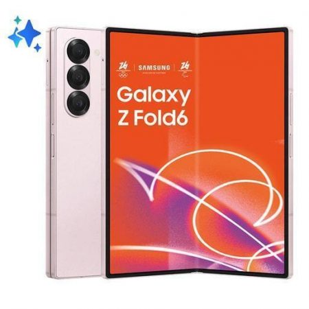 Samsung Galaxy Z Fold6 Smartphone AI, 1TB, RAM 12GB, Display 6,3''/7,6'' Dynamic AMOLED 2X, Pink