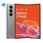 Samsung Galaxy Z Fold6 Smartphone AI, 256GB, RAM 12GB, Display 6,3''/7,6'' Dynamic AMOLED 2X, Silver Shadow