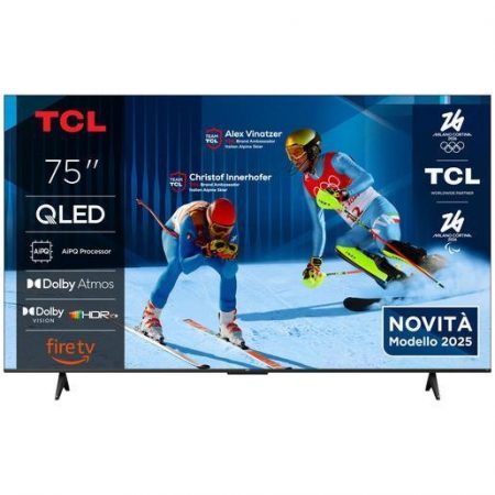 TCL T6C Serie Smart TV QLED 4K 75'' 75T6C, Dolby Vision & Atmos, HDR10+, Fire TV