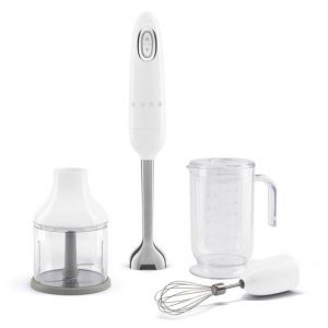 Smeg Frullatore Immersione con Accessori 50’s Style – Bianco LUCIDO – HBF03WHEU