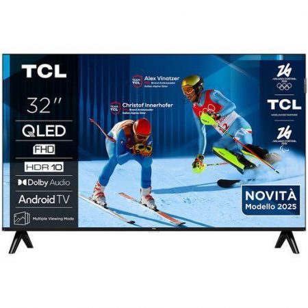 TCL Serie Smart TV QLED FHD 32'' 32S5K, Dolby Audio, HDR10, Android TV