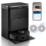 Bosch BCRDW3BX, Robot aspirapolvere e lavapavimenti, Spotless Max Cam, Nero