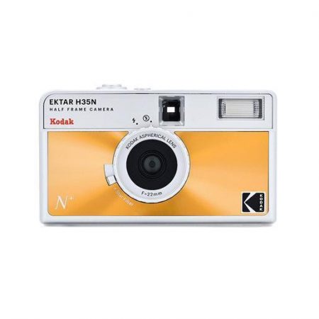 Kodak EKTAR H35N Macchina da presa compatta 35 mm Arancione, Argento