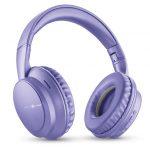 Music Sound Boost Cuffia wireless con 3 modalità EQ, design around-ear pieghevole, microfono integrato e fino a 8 ore di autonomia