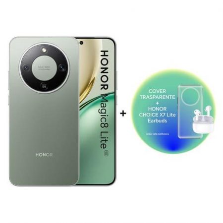 Honor Magic8 Lite 5G 17,2 cm (6.79'') MagicOS 9.0 USB tipo-C 8 GB 256 GB 7500 mAh Verde