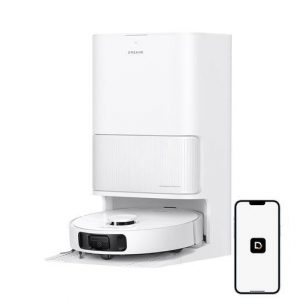 Dreame D20VIU Ultra White Versione Italiana – Robot aspirapolvere e lavapavimenti con auto-pulizia e auto-svuotamento, aspirazione 13.000 Pa e autonomia - 5200 mAh