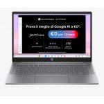 HP Chromebook 14a-nf0014nl Intel® Core™ i3 i3-N305 35,6 cm (14'') Full HD 8 GB LPDDR5-SDRAM 256 GB UFS Wi-Fi 6E (802.11ax) ChromeOS Argento
