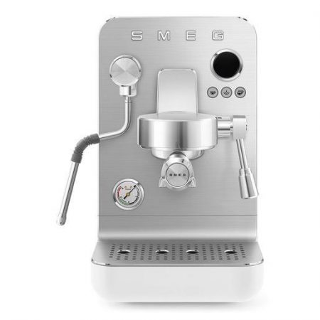 Smeg Macchina da caffè espresso Minipro Linea Collezione – Bianco Opaco – EMC02WHMEU