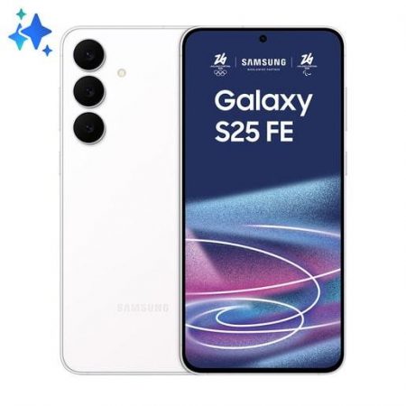 Samsung Galaxy S25 FE, Smartphone AI, Display Dynamic AMOLED 2X 6.7'', Fotocamera 50MP, 8GB RAM, 128GB, Batteria 4.900 mAh, White