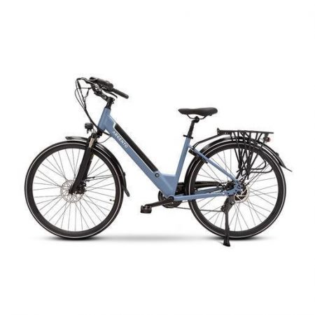 Argento e-Mobility OMEGA – City eBike – Motore 250W – Batteria 374Wh – Ruote da 28” – Freni a disco meccanico con sensore cut-off – Display LCD – Doppia