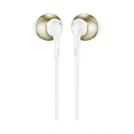 JBL Tune 205 Auricolare Cablato In-ear MUSICA Champagne, Oro