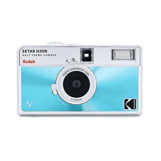 Kodak EKTAR H35N Macchina da presa compatta 35 mm Blu, Argento