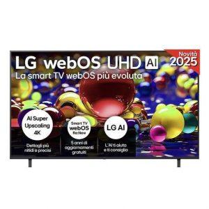 LG UHD AI 75UA74006LB TV webOS Serie UA74 75” 4K, α7 Gen8, HDR10, 20W, 3 HDMI con Game Optimizer, Smart TV WebOS 2025