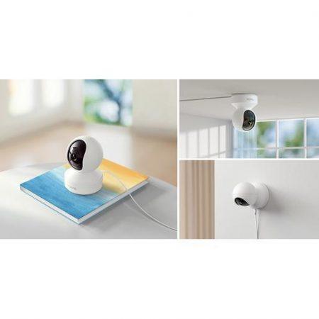 Reolink E Series Telecamera da interno Pan&Tilt da 4 MP, Rilevamento Automatico di Persone/Animali Domestici, Wi-Fi da 2,4/5 GHz, Audio Bidirezionale E33