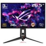 ASUS ROG Swift OLED PG27UCDM Monitor PC 67,3 cm (26.5'') 3840 x 2160 Pixel 4K Ultra HD QD-OLED Nero