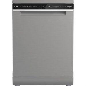 Whirlpool W8F HS61X, Lavastoviglie MaxiSpace 60cm, classe A, 15 coperti, 41dBA, Inox - 1,3 m