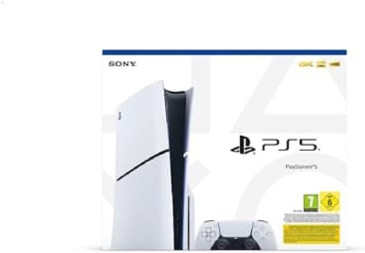 Playstation 5 Console Slim + 1 DualSense White Playstation 5 Console Slim + 1 DualSense White