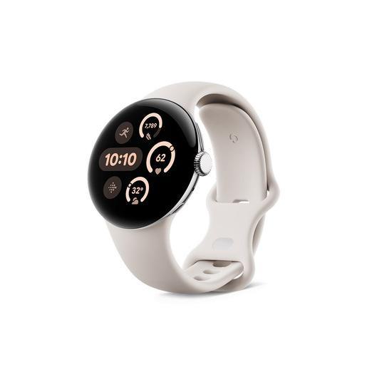 Google Pixel Watch 3 AMOLED 41 mm Digitale Touch screen 4G Argento Wi-Fi GPS (satellitare)