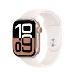 Apple Watch Series 10 Serie 10 GPS + Cellular 46mm Cassa in Alluminio color Oro Rosa con Light Blush Sport Band - S/M
