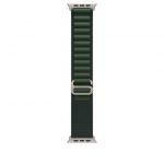 Apple Alpine Loop verde scuro (49 mm) - Small - Titanio naturale