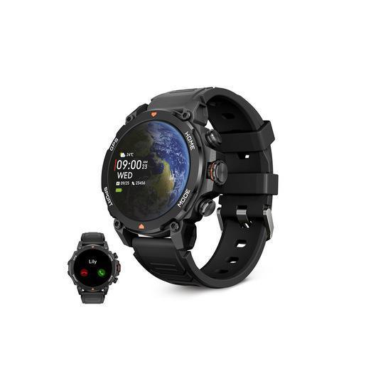 Ksix Explorer 3,63 cm (1.43'') AMOLED Digitale Touch screen Nero GPS (satellitare)