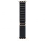 Apple Alpine Loop nero (49 mm) - Small - Titanio naturale